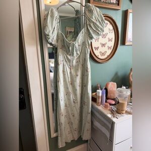 Floral Puff Sleeve Dress